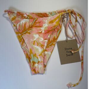 Stone Fox Swim Size L River bikini Bottom Hot Tropix Beach Cruise Resort